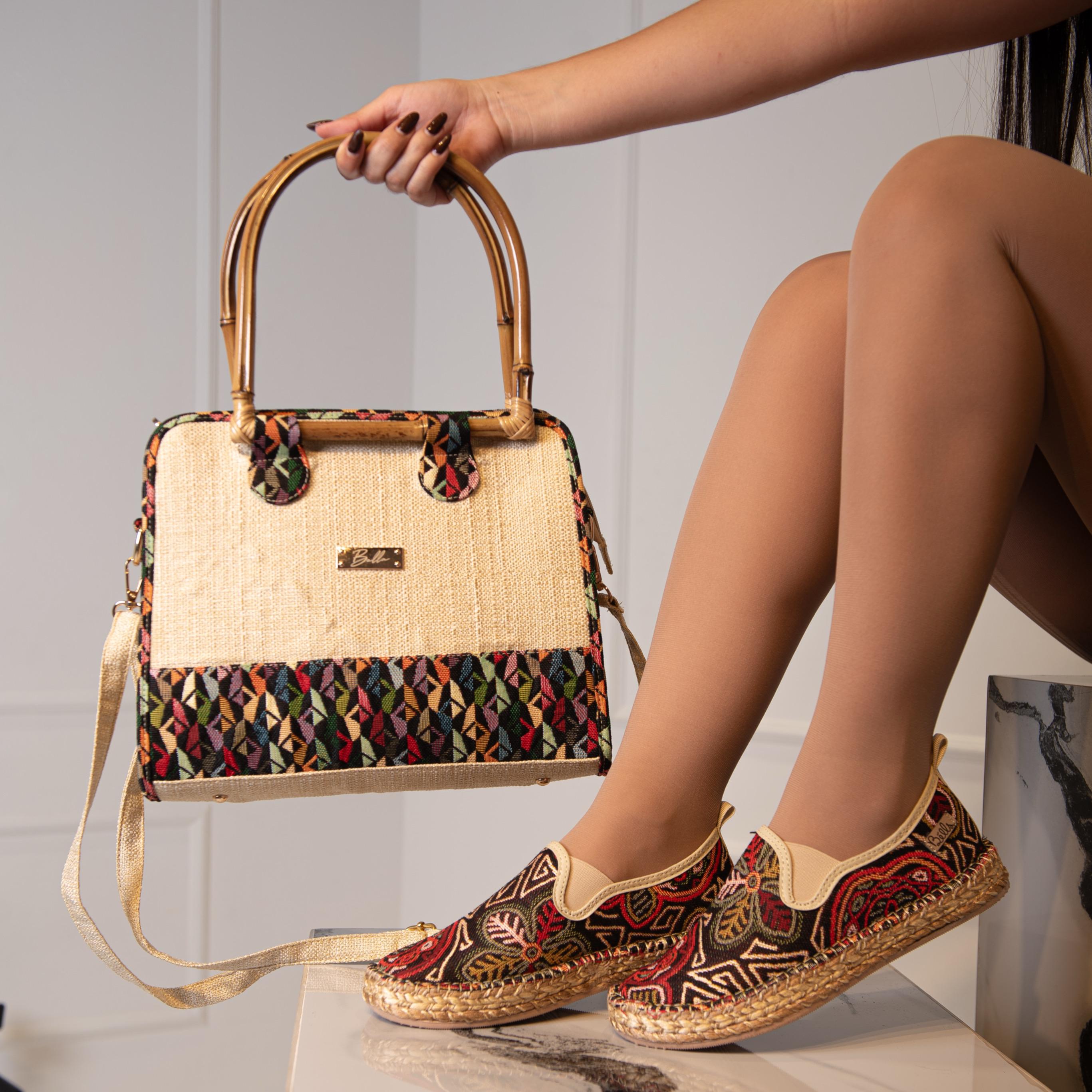 COMBO ESPADRILLE  VELU + BOLSO ARTESANAL