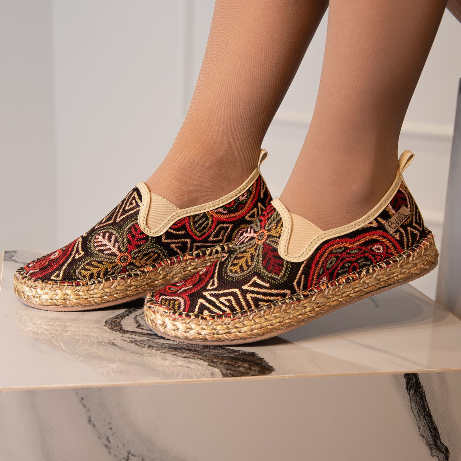 COMBO ESPADRILLE  VELU + BOLSO ARTESANAL